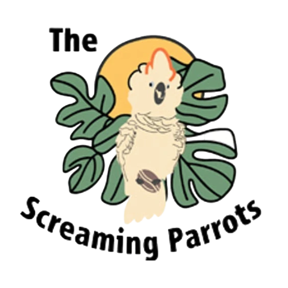 The Screaming Parrots Cafe logo