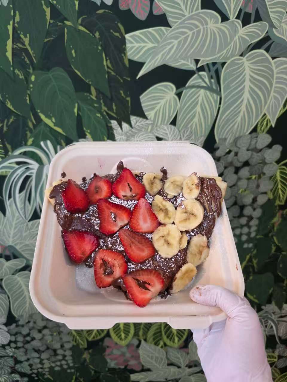 Nutella Strawberry Banana Crepe - popular dessert or drink